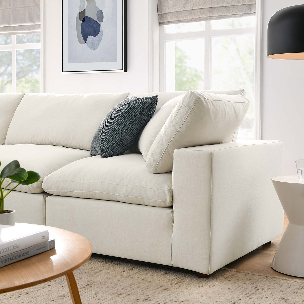 Commix 4 Piece Down Filled Overstuffed Sectional Sofa Set by Modway - EEI-3356