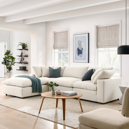 Commix 4 Piece Down Filled Overstuffed Sectional Sofa Set by Modway - EEI-3356