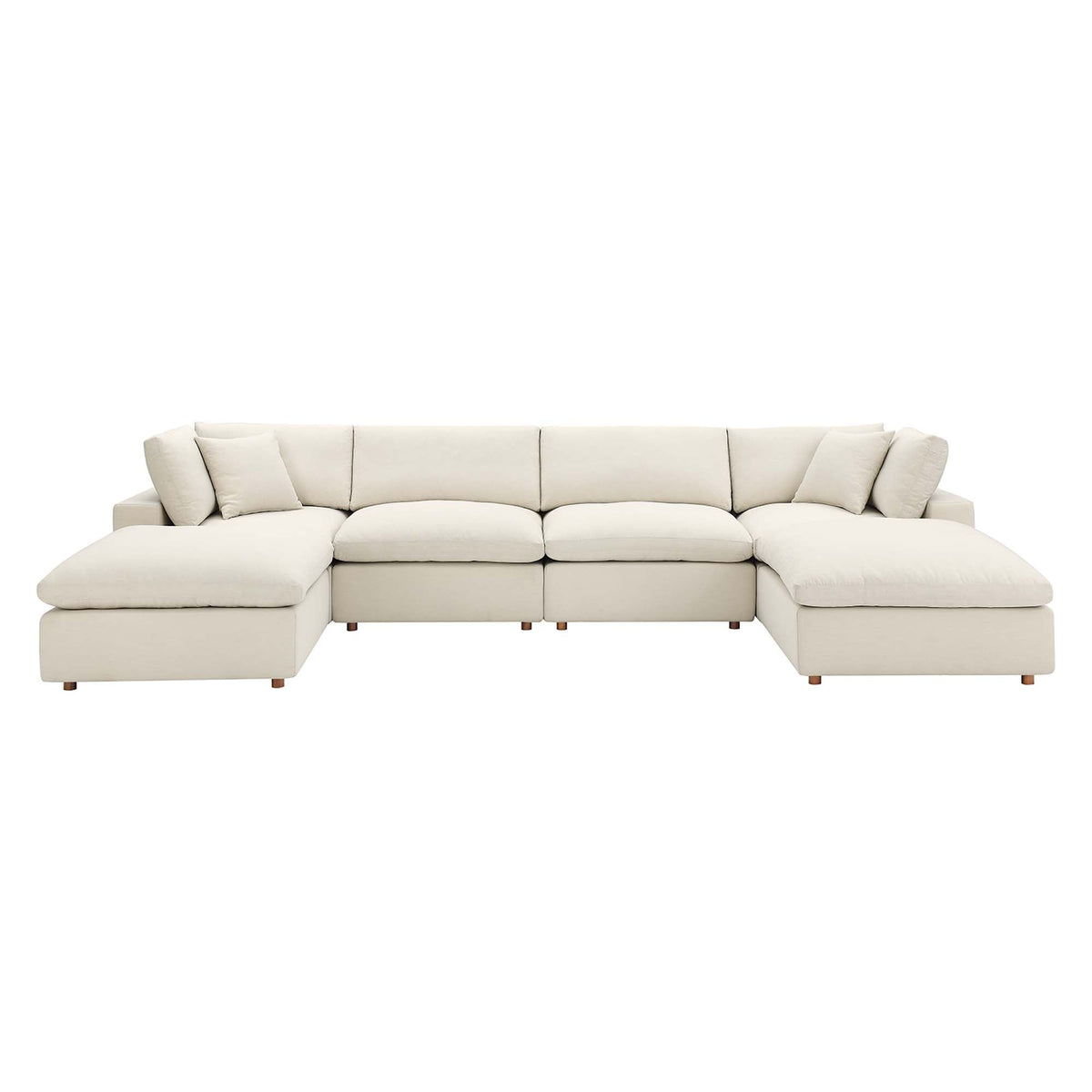 Commix 6-Piece Down Filled Overstuffed Sectional Sofa by Modway - EEI-3362