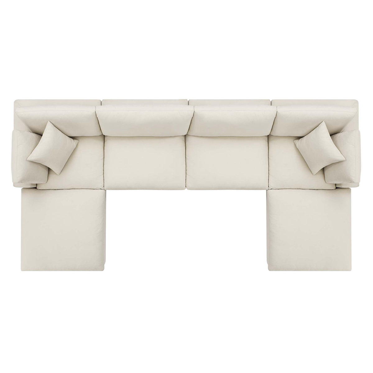 Commix 6-Piece Down Filled Overstuffed Sectional Sofa by Modway - EEI-3362