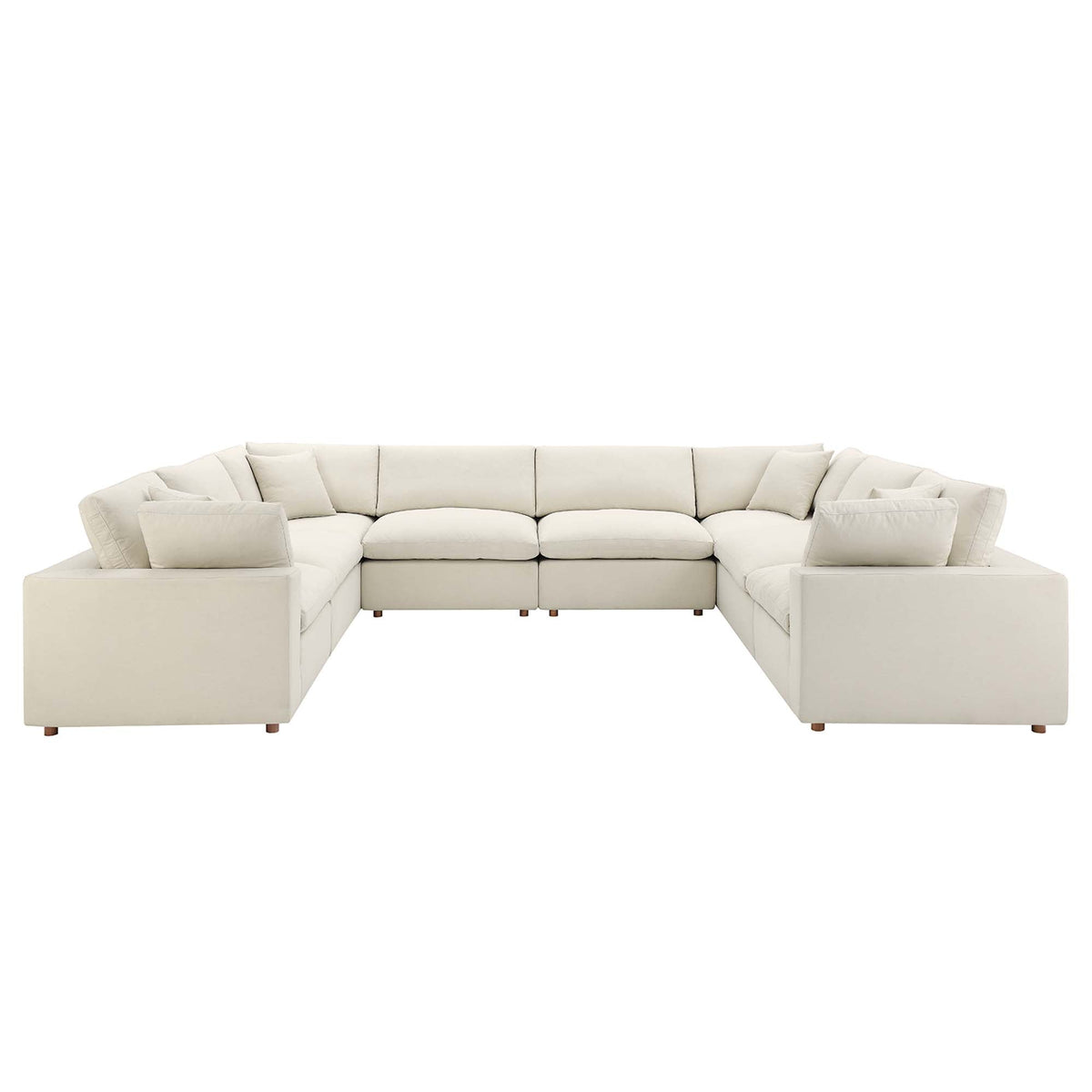 Commix 8-Piece Down Filled Overstuffed Sectional Sofa by Modway