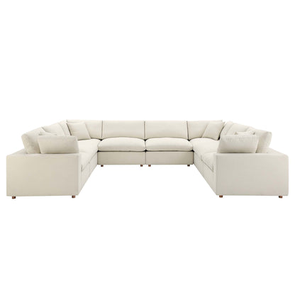 Commix 8-Piece Down Filled Overstuffed Sectional Sofa by Modway