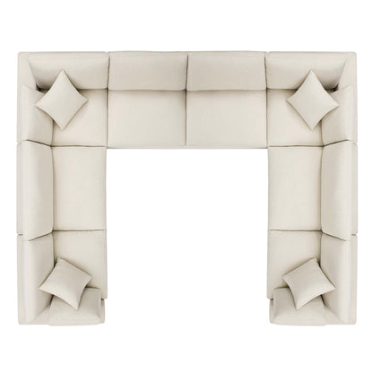 Commix 8-Piece Down Filled Overstuffed Sectional Sofa by Modway