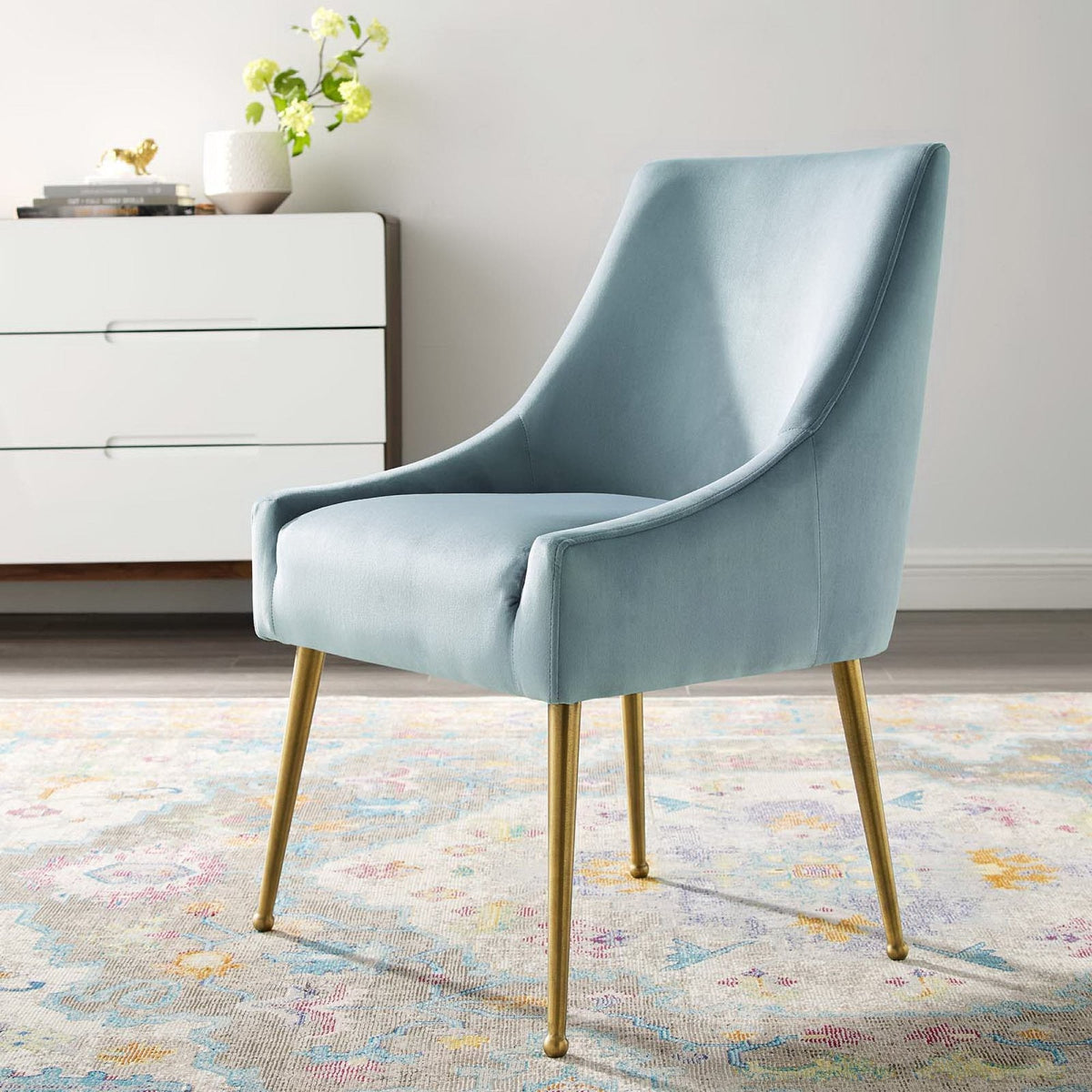 Discern Upholstered Velvet Dining Chair by Modway