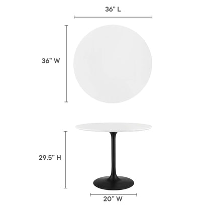 Lippa 36" Round Wood Dining Table by Modway - EEI-3511