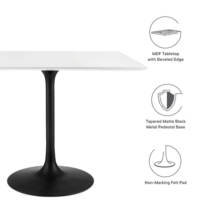 Lippa 36" Square Wood Dining Table by Modway - EEI-3514