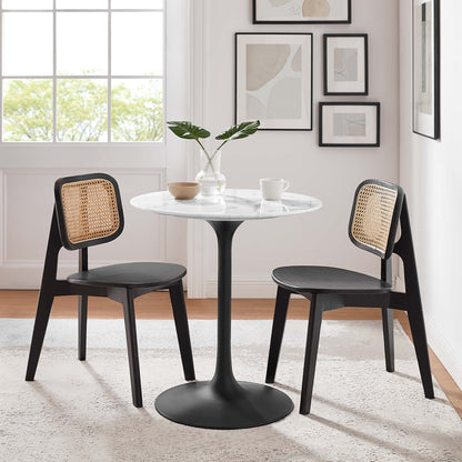 Lippa 28" Round Faux Marble Dining Table by Modway - EEI-3515
