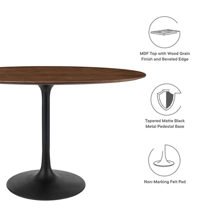 Lippa 48" Oval Wood Dining Table by Modway - EEI-3520