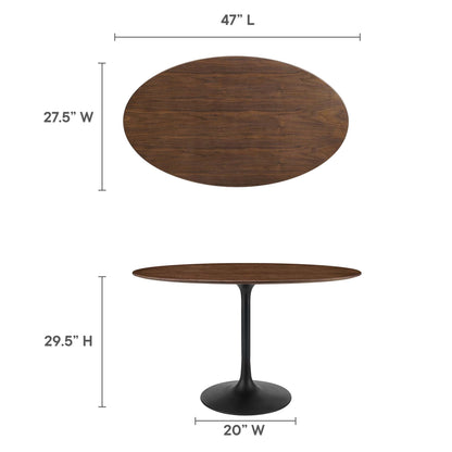 Lippa 48" Oval Wood Dining Table by Modway - EEI-3520