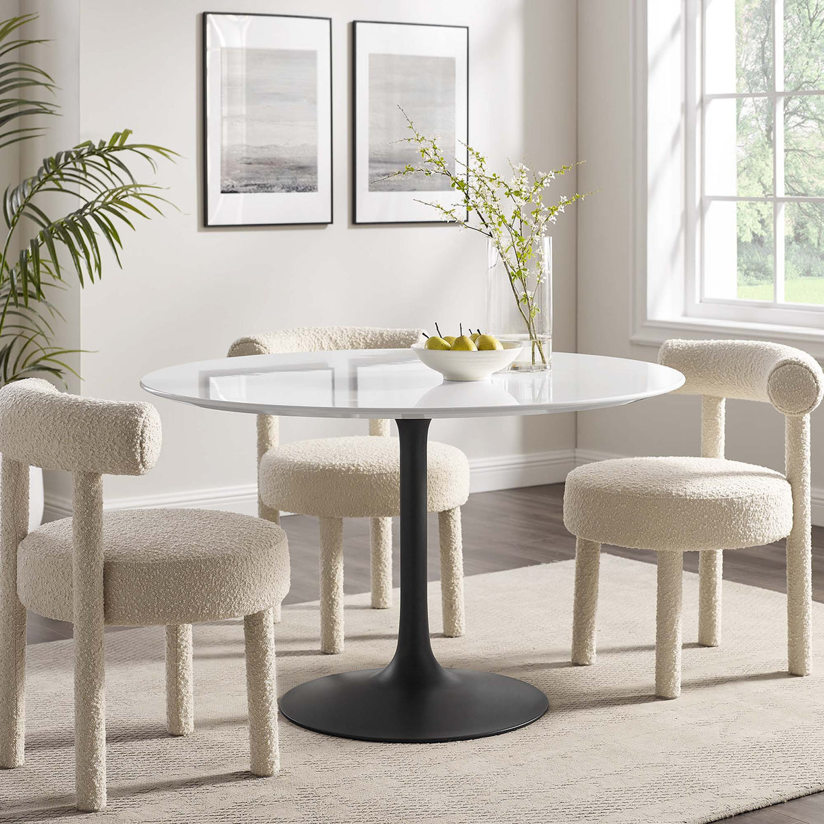 Lippa 48" Round Wood Dining Table by Modway - EEI-3522