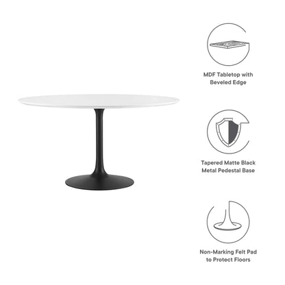 Lippa 54" Round Wood Dining Table by Modway - EEI-3523