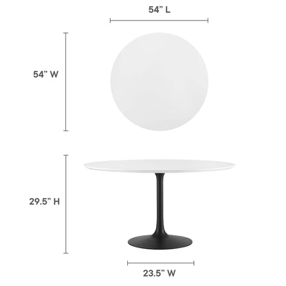Lippa 54" Round Wood Dining Table by Modway - EEI-3523