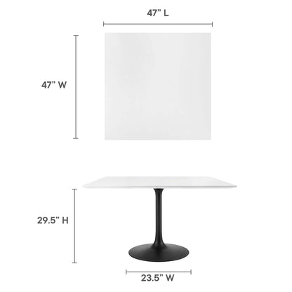 Lippa 48" Square Wood Dining Table by Modway - EEI-3525