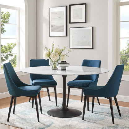 Lippa 60" Round Faux Marble Dining Table by Modway - EEI-3529