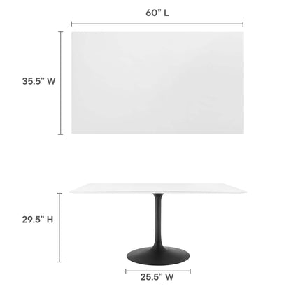 Lippa 60" Rectangle Wood Dining Table by Modway - EEI-3541