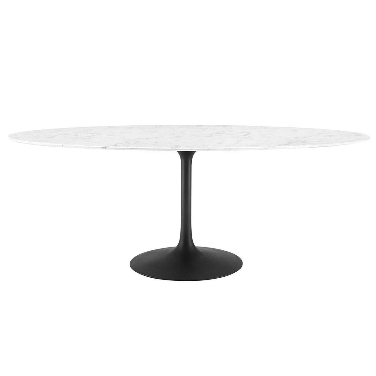 Lippa 78" Oval Faux Marble Dining Table by Modway - EEI-3542