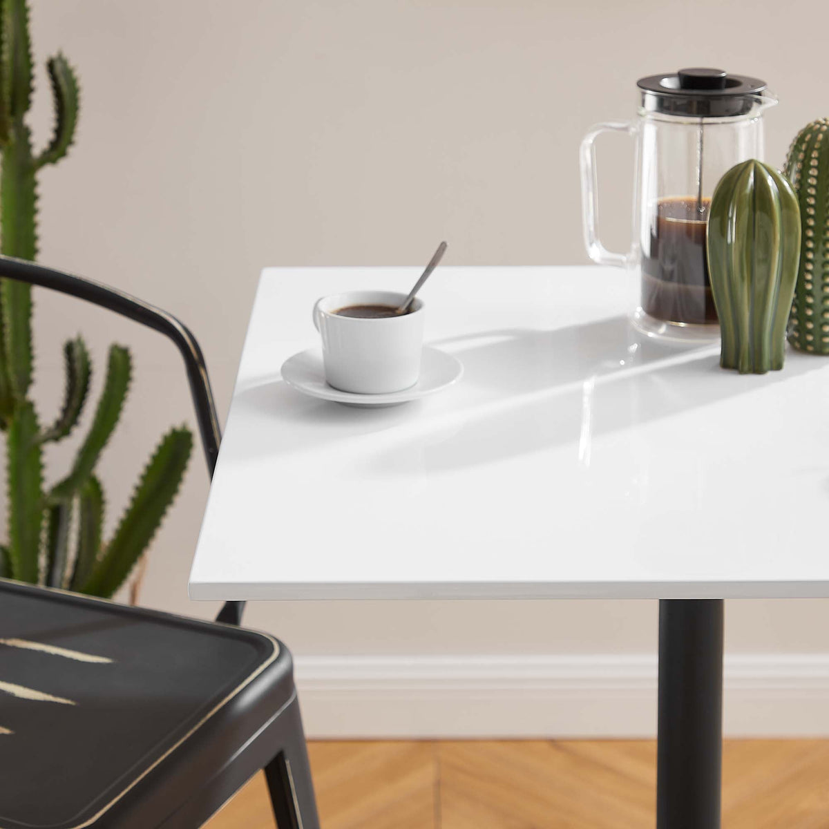 Lippa 28" Square Wood Bar Table by Modway - EEI-3546