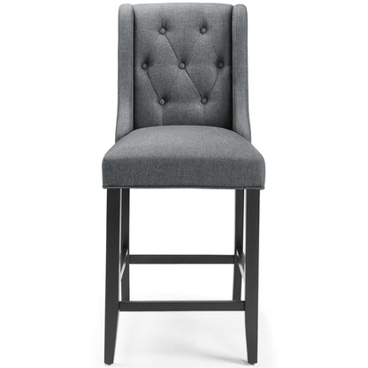 Baronet Tufted Button Upholstered Fabric Counter Stool by Modway