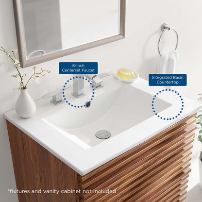 Cayman 24" Bathroom Sink by Modway - White