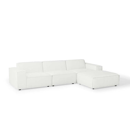 Restore 4-Piece Sectional Sofa by Modway - Charcoal / White (EEI-4113)