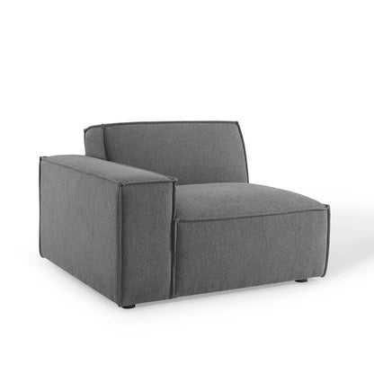 Restore 6-Piece Sectional Sofa by Modway - Charcoal / White (EEI-4118)