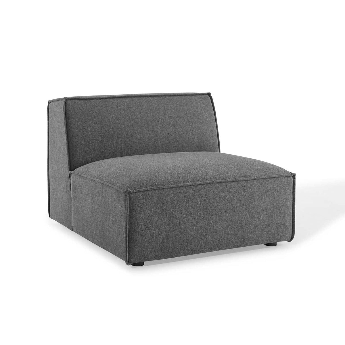 Restore 6-Piece Sectional Sofa by Modway - Charcoal / White (EEI-4118)