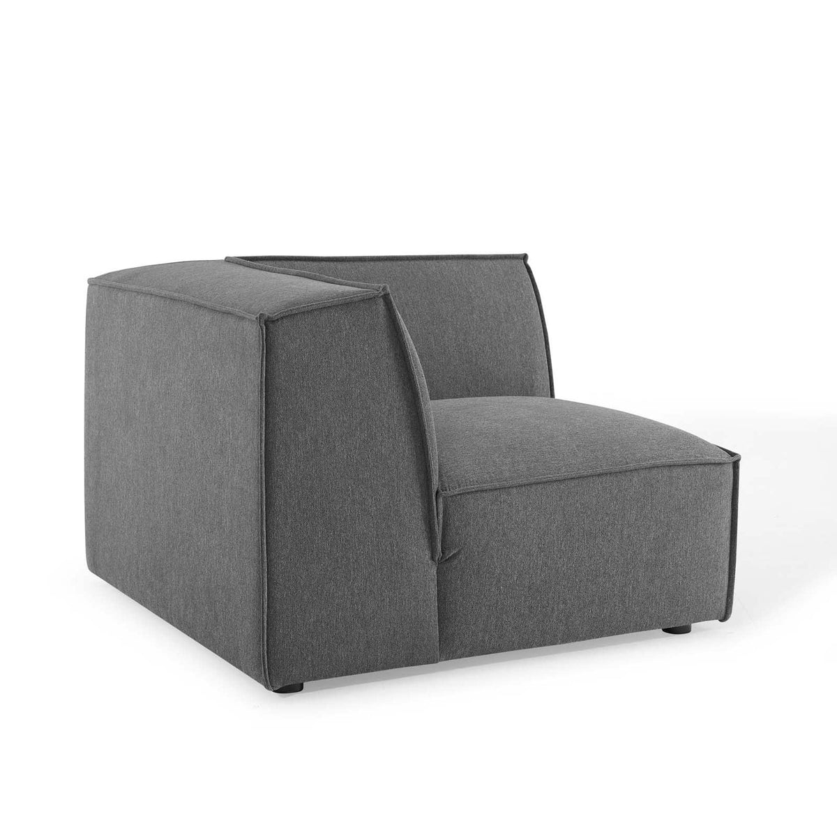 Restore 6-Piece Sectional Sofa by Modway - Charcoal / White (EEI-4119)