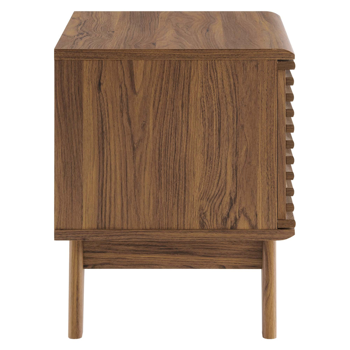 Render Vinyl Record Display Stand by Modway - Charcoal / Oak / Walnut (EEI-4262)