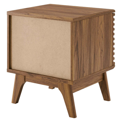 Render Vinyl Record Display Stand by Modway - Charcoal / Oak / Walnut (EEI-4262)