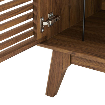 Render Vinyl Record Display Stand by Modway - Charcoal / Oak / Walnut (EEI-4262)