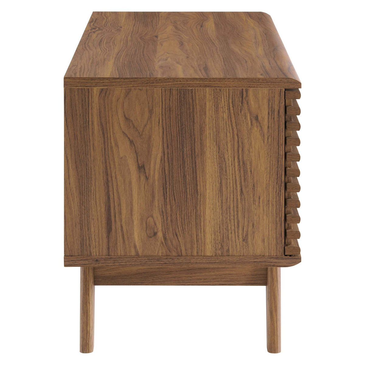 Render Vinyl Record Display Stand by Modway - Charcoal / Oak / Walnut (EEI-4263)