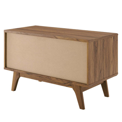 Render Vinyl Record Display Stand by Modway - Charcoal / Oak / Walnut (EEI-4263)