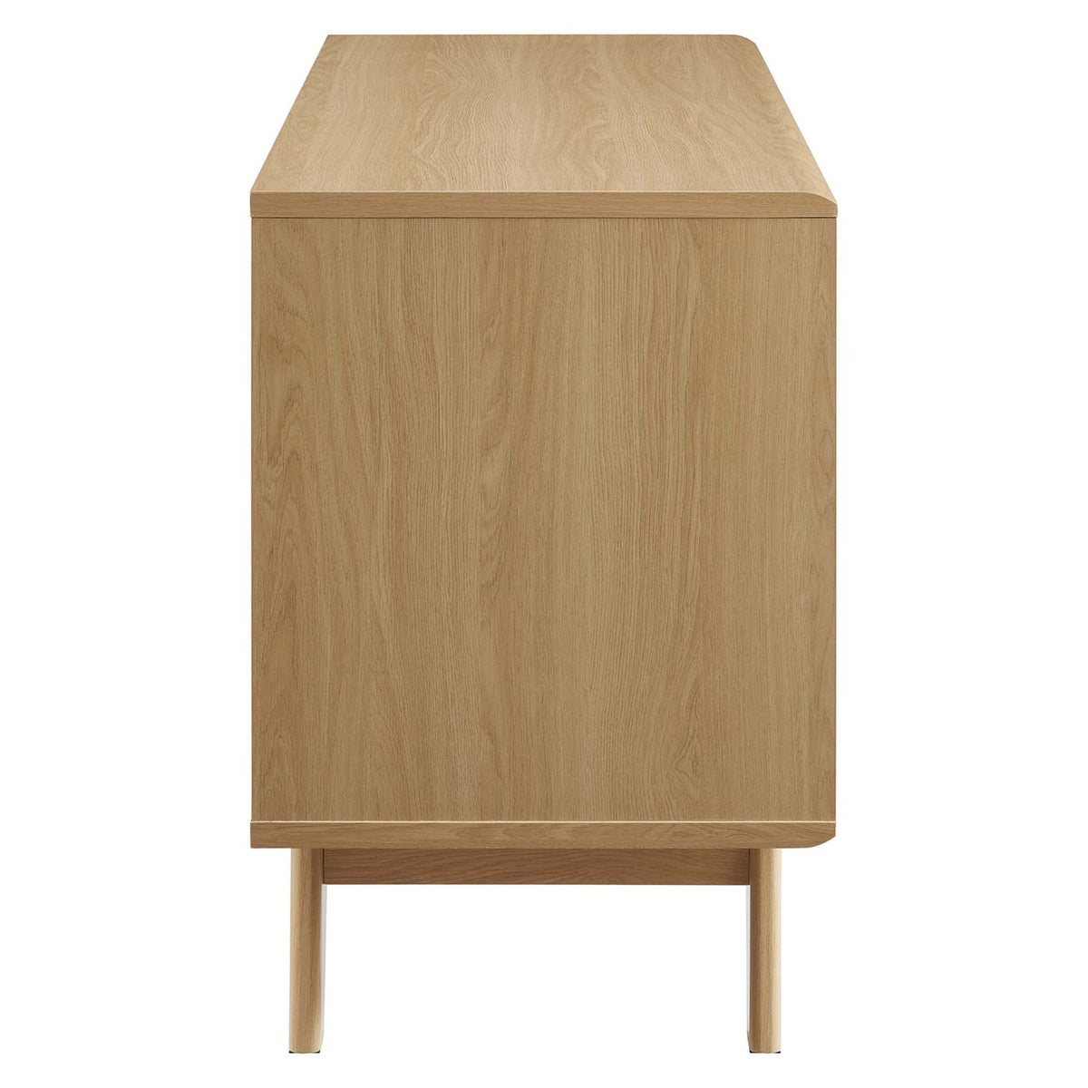 Render Vinyl Record Display Stand by Modway - Charcoal / Oak / Walnut (EEI-4323)