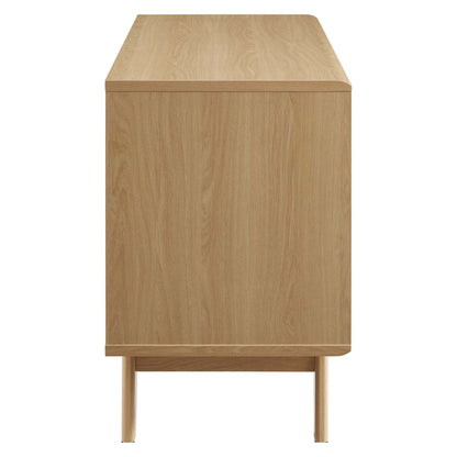 Render Vinyl Record Display Stand by Modway - Charcoal / Oak / Walnut (EEI-4323)