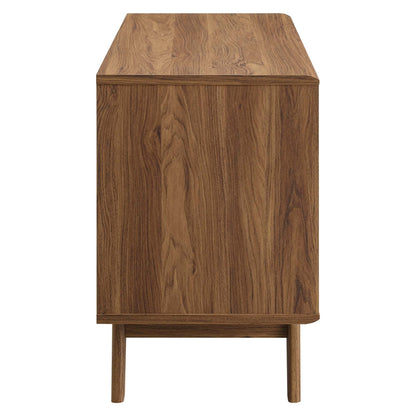 Render Vinyl Record Display Stand by Modway - Charcoal / Oak / Walnut (EEI-4323)
