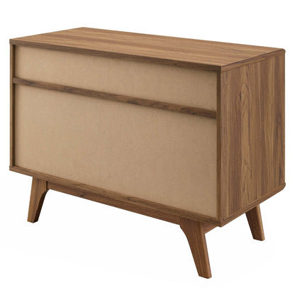 Render Vinyl Record Display Stand by Modway - Charcoal / Oak / Walnut (EEI-4323)