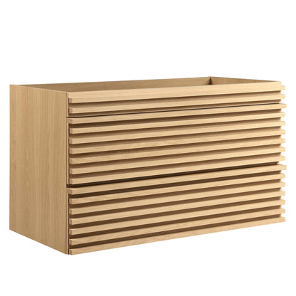 Render 36" Wall-Mount Bathroom Vanity Cabinet by Modway
