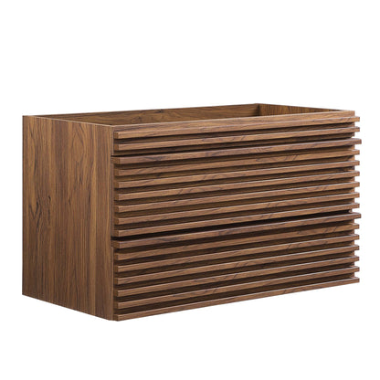 Render 36" Wall-Mount Bathroom Vanity Cabinet by Modway