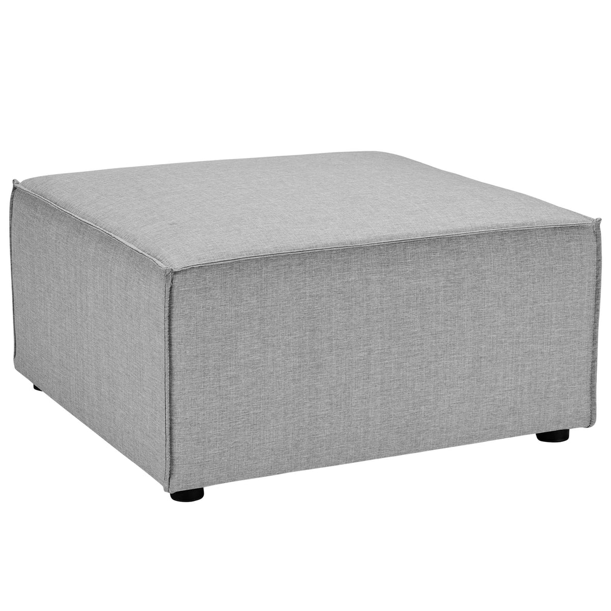 Saybrook 6-Piece Outdoor Patio Upholstered Sectional Sofa by Modway - Gray / Navy / White (EEI-4383)