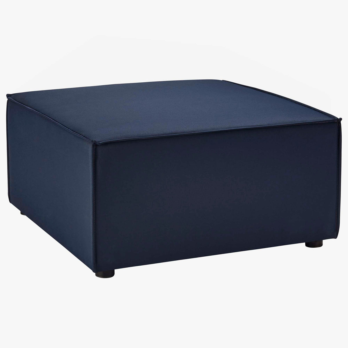 Saybrook 6-Piece Outdoor Patio Upholstered Sectional Sofa by Modway - Gray / Navy / White (EEI-4383)