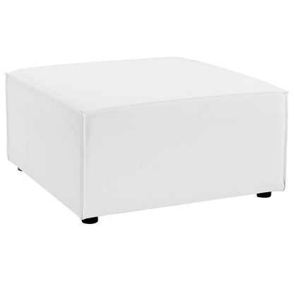 Saybrook 6-Piece Outdoor Patio Upholstered Sectional Sofa by Modway - Gray / Navy / White (EEI-4383)