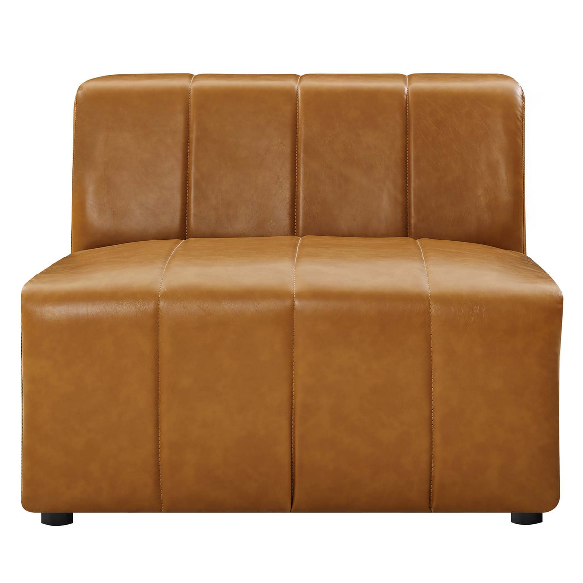Bartlett Vegan Leather Armless Chair by Modway