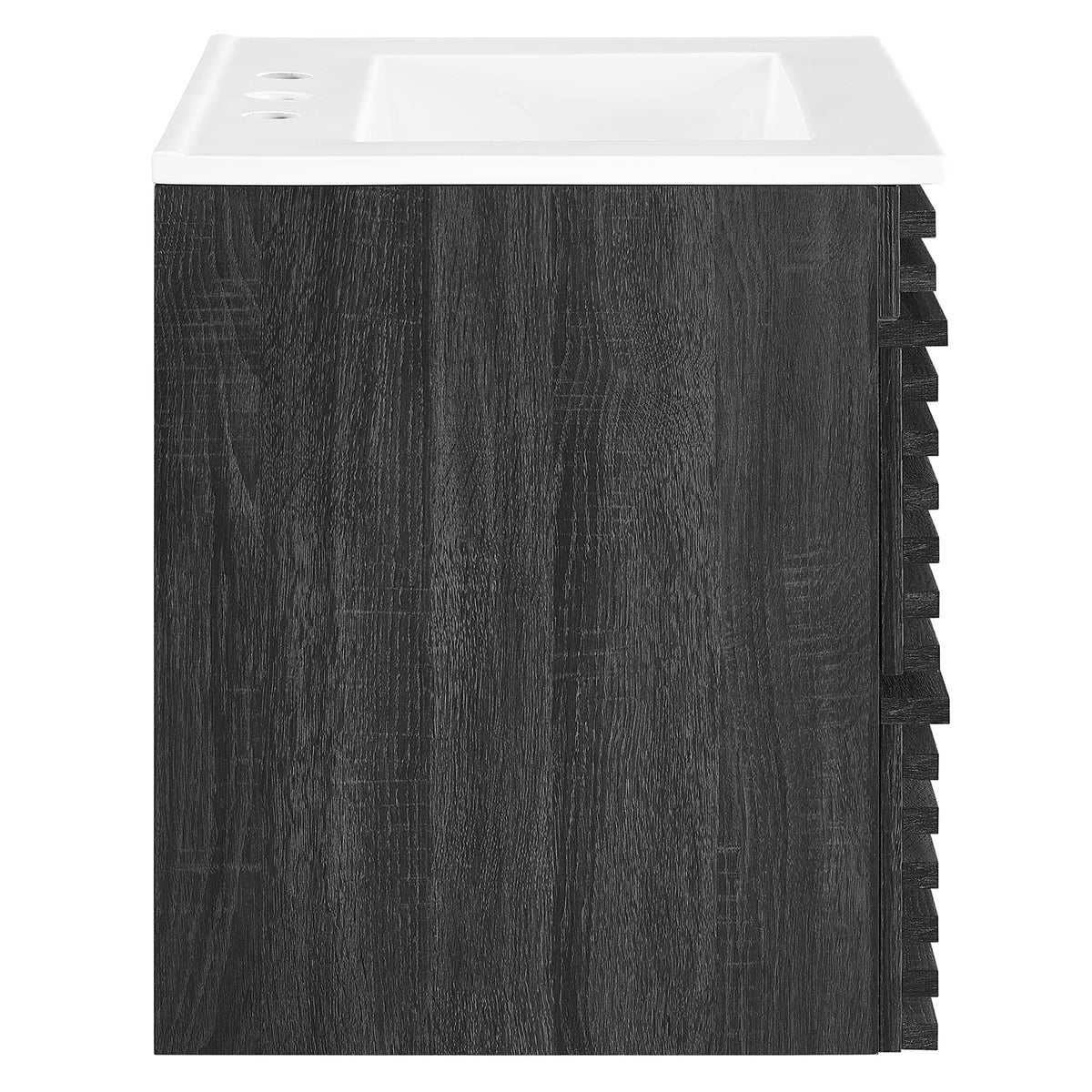 Render 24" Wall-Mount Bathroom Vanity by Modway - Charcoal White / Oak White / Walnut White