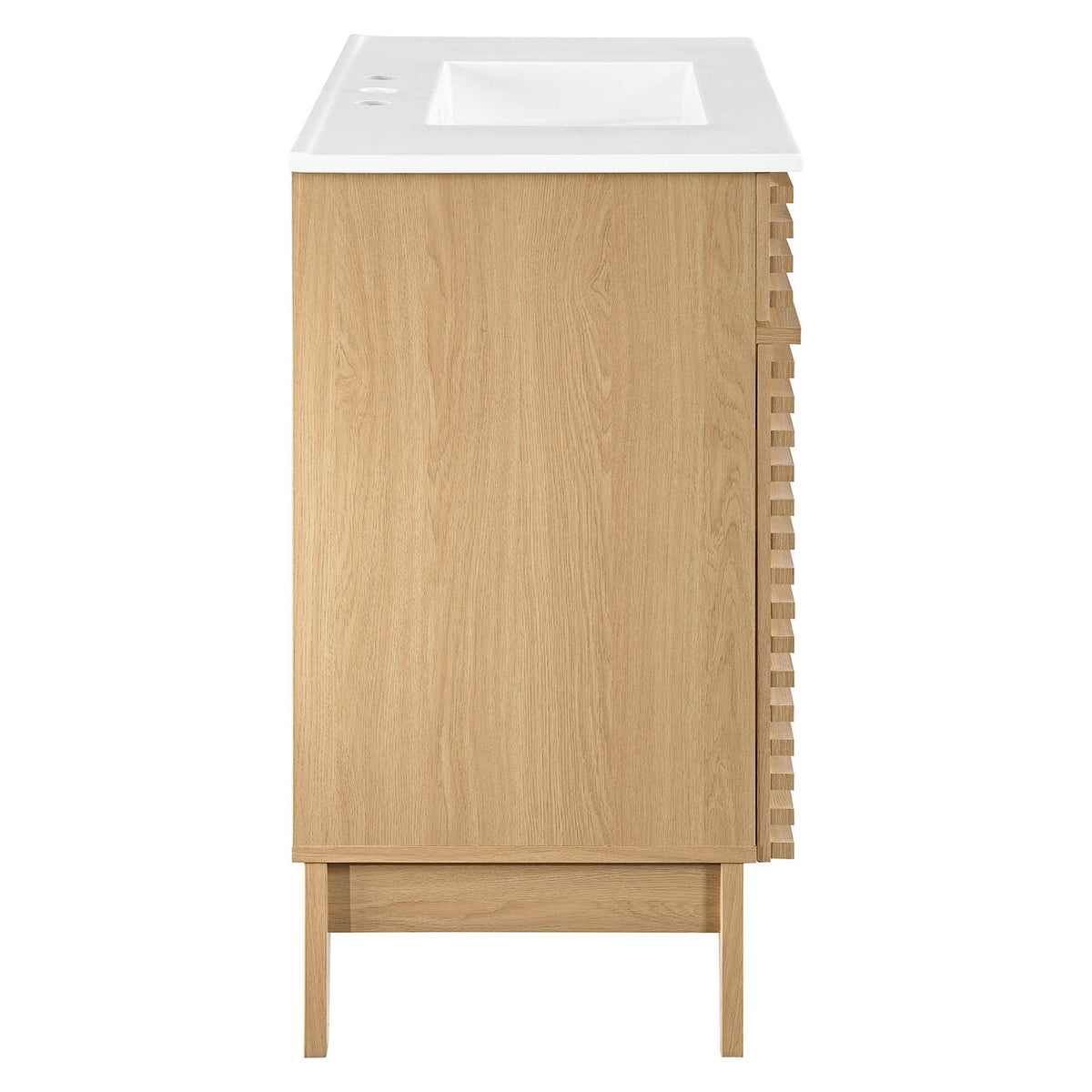 Render 36" Bathroom Vanity by Modway - Charcoal White / Oak White / Walnut White