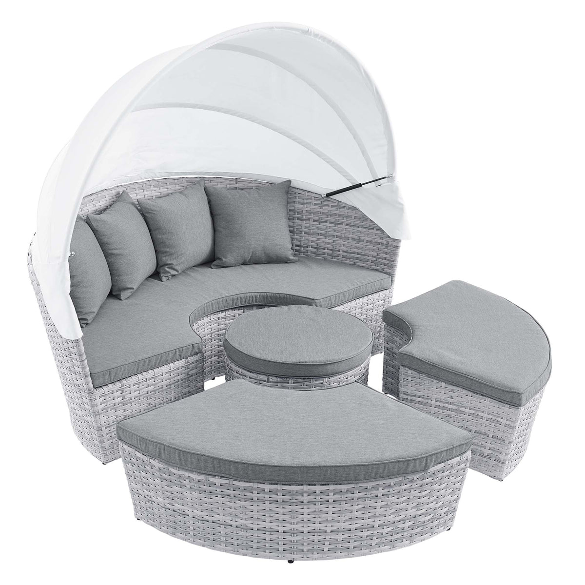 Scottsdale Canopy Outdoor Patio Daybed by Modway