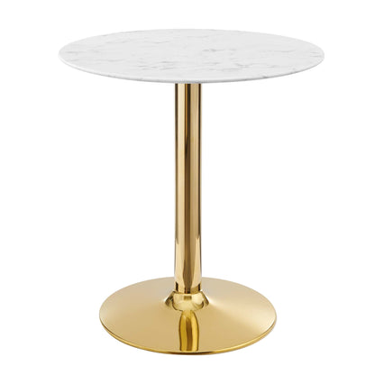 Verne 28" Artificial Marble Dining Table by Modway - EEI-4548