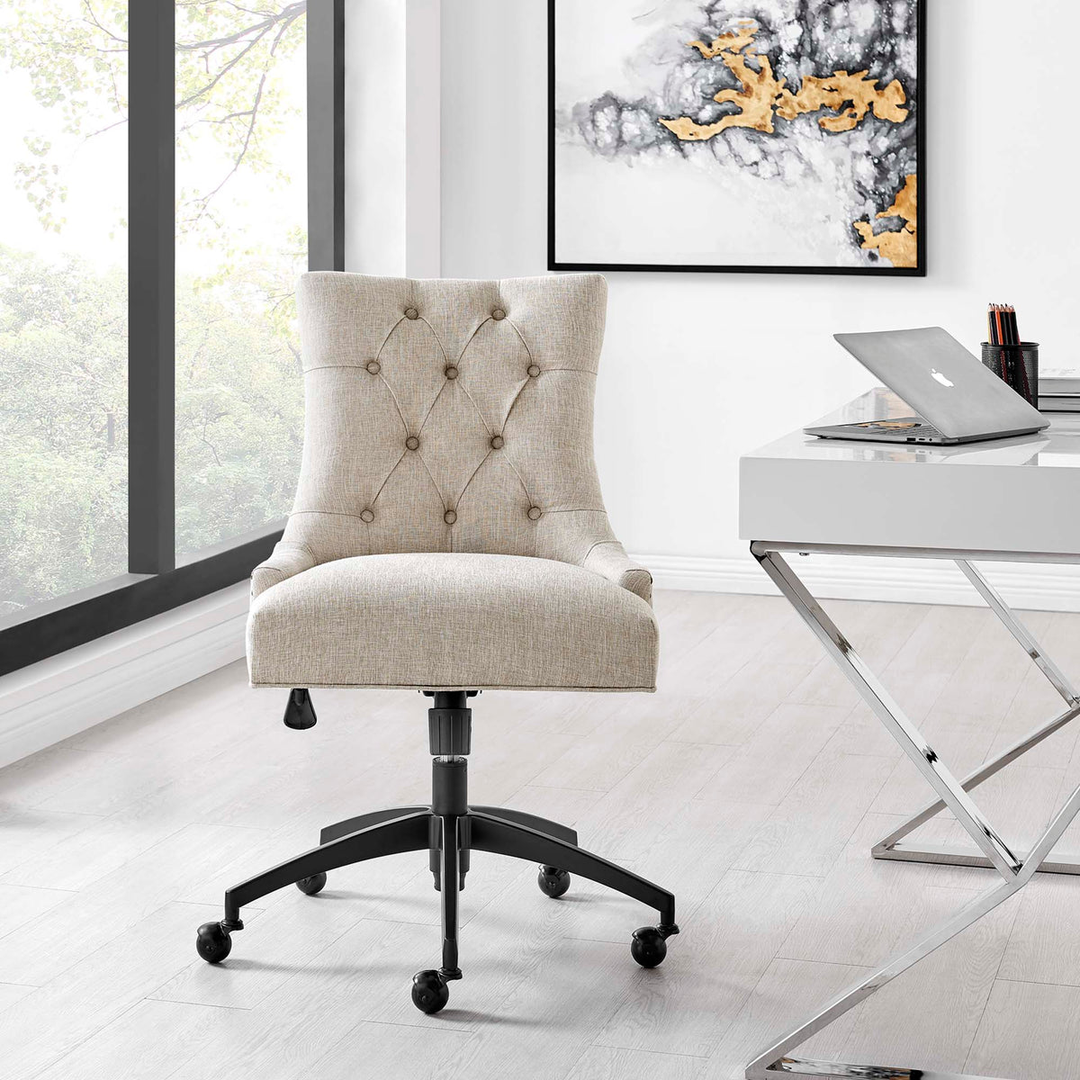 Regent Tufted Fabric Office Chair by Modway