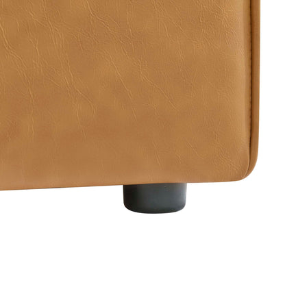 Mingle Vegan Leather Armless Chair by Modway