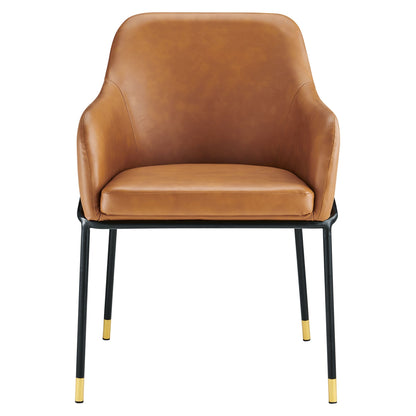 Jovi Vegan Leather Dining Chair by Modway