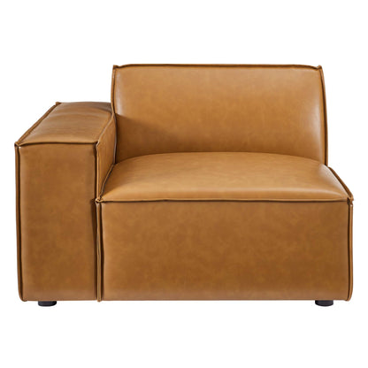 Restore 4-Piece Vegan Leather Sectional Sofa by Modway